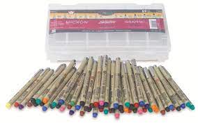 Sakura Pigma Art Set Blick Art Materials Pen Sets Art Set Art Materials