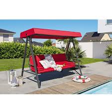 Sunfun Maja Hollywoodschaukel 230 X 135 X 188 Cm Rot Hollywoodschaukel Hollywoodschaukel Kaufen Gartenschaukel