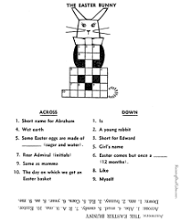 Using the clues provided, fill in the crossword puzzle with the correct words. Crossword Puzzles For Kids
