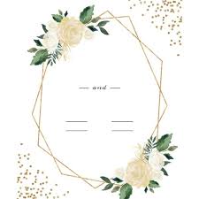 Modern Geometric Frame Nature Green Floral Wedding Invitation Zazzle Com In 2020 Floral Wedding Invitations Wedding Invitations Floral Invitation