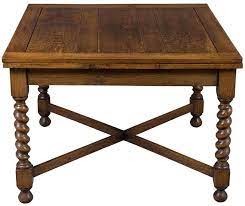 Antique English Oak Barley Twist Draw Leaf Pub Dining Room Kitchen Table Large Antiques Furniture Tables Ebay Draw Leaf Table Barley Twist Table Table