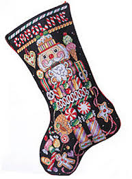 Vintage cross stitch christmas stocking patterns nutcracker. Kooler Design Studio Candy Nutcracker Stocking