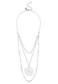 Faux Pearl And Camellia Flower Necklace Maurices Com Faux Pearl Camellia Flower Flower Necklace