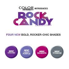 Joico Vero K Pak Color Intensity Rock Candy Collection 4 New Shades Orchid Light Purple Magenta Titanium Fashion Forward Hair Joico Joico Color