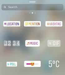 Click on the stickers icon to see all the stickers available. How To Add Music Or Music Sticker On Instagram Story