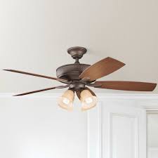 Hunter fan company 53240 builder elite traditional 52 inch ultra quiet indoor home ceiling fan with pull chain control without lights, white. Kichler Ceiling Fan With Alabaster Glass Light Kit In Copper Finish 310103wcp Destination Lighting