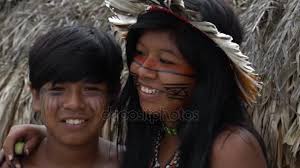 Community leader thiago henrique karaí djekupe is pictured in the blue shirt on the right. Brothers In A Tupi Guarani Tribe Brazil Video By C Gustavofrazao Stock Footage 158825844