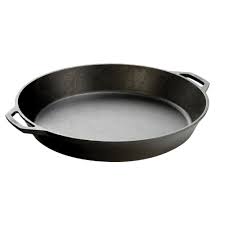 Lodge 17 In Cast Iron Skillet In Black With Dual Handles L17sk3 The Home Depot Cast Iron Season Cast Iron Skillet Lodge Cast Iron Skillet