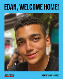 Welcome back, Edan! 🎗️ 21-year-old Edan Alexander from Tenafly, New  Jersey, was abducted from his military base near the Gaza border