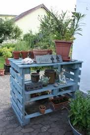 Grosses Paletten Gartenregal Bauanleitung Gartenregal Paletten Garten Palettengarten