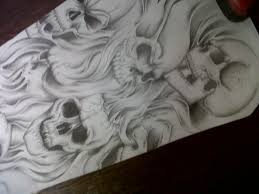 Other negative references regarding skull tattoos are about prisoners, gang members and bikers. Skull Sleeve Tattoo Design By Tattoosuzette On Deviantart Skull Sleeve Tattoos Skull Sleeve Tattoo Sleeve Designs