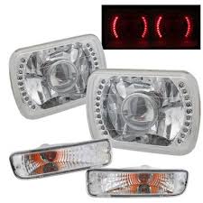 Anzo usa led tail lights reviews. Toyota Tacoma 1995 2000 Red Led Projector Headlight Conversion And Bumper Lights A1322hny213 Topgearautosport