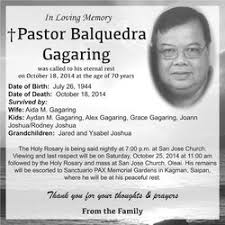 Идем на свет рифмы и панчи. Pastor Balquedra Gagaring 1944 2014 Find A Grave Memorial