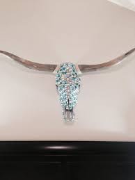 Decorative Cow Skull Etsy Cow Skull Cow Skull Art Longhorn Skull Art