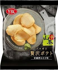 ybc アツギリ贅沢ポテト 安曇野わさび味 袋60gの口コミ 評価 カロリー 値段 価格情報 もぐナビ food snacks packaged food