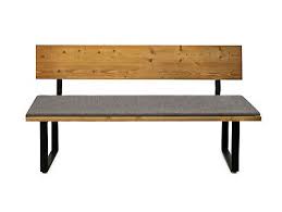 Home24 liefert sie dir bequem versandkostenfrei. Curby Sitzbank Mit Lehne Sitzkissen Grau Altholz Optik Thermo Fichte B200 Cm Ebay