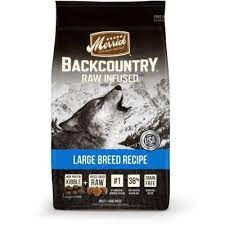 Merrick Backcountry Raw Infused Large Breed Recipe Dry Dog Food 22 Lb Walmart Com Dog Food Reviews Grain Free Dog Food Dog Food Recipes