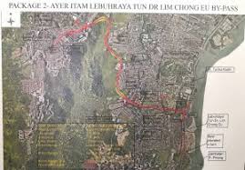 This 17.84 km (11.09 mi) expressway stretches along the eastern coast of penang island. Jajaran Lebuh Raya Pakej 2 Ptmp Dijangka Siap 2023 Buletin Mutiara