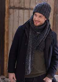 Hat Scarf Patons In 2020 Mens Hat Knitting Pattern Mens Knitted Scarf Knit Beanie Pattern