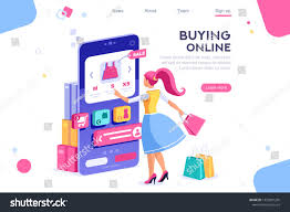 Concept Buyer Graphic Consumerism Design Buyer E Commerce Interface Items Layout Used For Consumerism Online Interacting Peop Consumerism Concept Banner