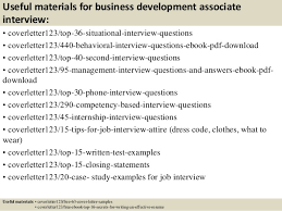 In some organizations, these executives are called . Top 5 Business Development Associate Cover Letter Samples