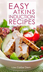 Easy Recipes Most Are Under 1 Net Carb Perfect For Atkins Induction Keto And Low Carb Menus Induction Recipes Atkins Recipes Low Carb Recipes Atkins