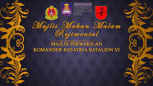Majlis makan malam rejimental sempena pentauliahan pegawai muda palapes universiti sains malaysia berlangsung pada 21. Rejimental 2019