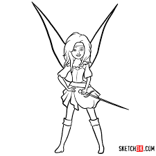 How To Draw Zarina The Pirate Fairy Disney Fairies Sketchok Learn how to draw cartoon animals in this in depth tutorial. how to draw zarina the pirate fairy