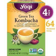 Yogi Tea Green Tea Bags Green Tea Kombucha Tea Supplies Antioxidants To Support Overall Health 16 Ct Tea Bags Pack Of 4 Walmart Com Yogi Green Tea Green Tea Kombucha Yogi Tea