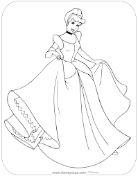 ⭐ free printable cinderella coloring book. Cinderella Coloring Pages Disneyclips Com
