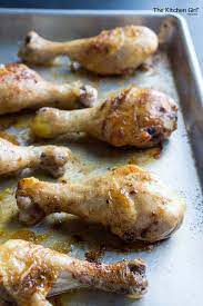 Baked Chicken Leg Drumsticks The Kitchen Girl Recipe Easy Oven Baked Chicken Baked Chicken Legs Drumstick Recipes