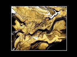 Simple black, white, & gold palette. 4841gold Black Dominant Ring Poured Tiltedfluid Acrylics Pouring 4 25 19 Youtube