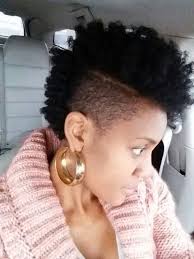 Shaved Sides Natural Black Frohawk Natural Hair Mohawk Girl Haircuts Mohawk Haircut
