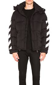 Black And White Coat Mens Off White Diagonal Brushed Down Jacket Off White Cloth Jackets Down Jacket Quilted Jacket