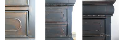 You can try to deliberately sand, dent or scrape and finish off your piece of furniture. Easy Distressing Furniture Technique For A Natural Look Thirty Eighth Street