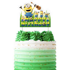 We sure enjoy bringing smiles and good energy to our customers' faces. Amazon Com Minions Cake Topper Despicable Me Birthday Collection Of Minion Cake Toppers Decorations For Girls Or Boys Kitchen Dining