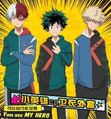 My hero academia is a japanese superhero manga series written and illustrated by kōhei horikoshi. Hot Anime My Hero Academia Midoriya Izuku Bakugou Katsuki Todoroki Shoto Hero Fashion Trends Unisex Fleece Coat Cosplay Costumes Buy At The Price Of 69 99 In Aliexpress Com Imall Com