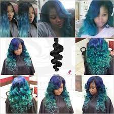 The curly mermaid hair and beauty salon provides affordable services to all the family. Green And Blue Curly Dyed Hair Mermaid Hair Mermaid Hair Color Cool Hair Color