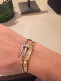 Cartier Love And Just Un Clou If Put In This Order On A Guys Wrist Its The Only Wristgame He Braided Leather Bracelet Men Bracelets For Men Mens Gold Bracelets
