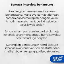 Cara minta surat tawaran kerja dan soalan asas semasa temuduga. Tips Video Call Interview Temuduga Kerja Dari Rumah Wordless Wednesday Sayidahnapisahdotcom
