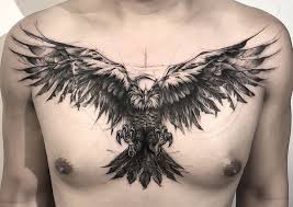 Bird Tattoos For Guys On Chest Aigle Tatouage Dans Le Dos Homme In 2020 Cool Chest Tattoos Chest Tattoo Men Chest Piece Tattoos