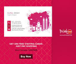 Get 100 Visitingcards Free In This Unbeatable Offer From Printstop Just Pay For Shipping Https Www Printsto Business Cards Online Visiting Cards Cards