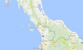 This map was created by a user. Malaysia Border Pass For Thailand 2016