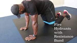 This exercise can be progressed by adding a. Fire Hydrant With Resistance Band Youtube