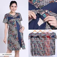 Untuk model baju hamil yang satu ini menjadi model baju terbaik yang bisa anda kenakan pada saat pergi liburan. Dress Batik Lengan Pendek Untuk Ibu Hamil Baju Untuk Ibu Hamil Dress Ukuran Besar Zifanka Shopee Indonesia