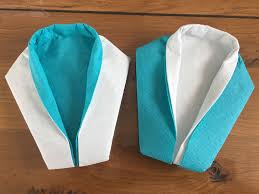 Lot De 8 Serviette En Papier Pliage En Costumes 18th Birthday Communion Etsy
