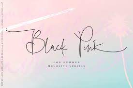 Download Black Pink Summer Today We Have A Huge Range Of Script Font Products Available Commercial License I Summer Font Halloween Fonts Happy Halloween Font