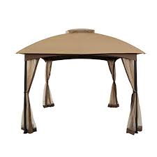 These are often advertised as waterproof but they really shouldn. Fab Based 10x10 Gazebo For Patios Outdoor Gazebos And Canopies Waterproof Canopy Patio With Mosquito Netting Khaki Pricepulse