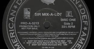 Hip Hop Oldschool Electro Bass Freestyle Sir Mix A Lot Baby Got Back 1992 Flac Vinyl
