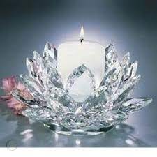I was a little concerned after reading reviews from people who received it damaged from transit, but mine made it just fine. Shannon Crystal Lotus Candle Holder Godinger New 29861997